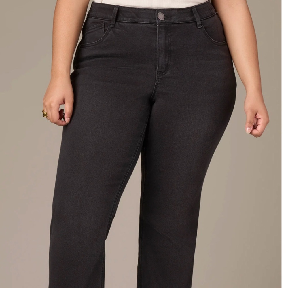 NWT Wit & Wisdom Madison High Rise Itty Bitty More Boot - Black Washed